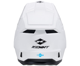 Casque cross Kenny Performance Solid White 2026 Derrière