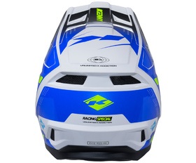 Casque cross Kenny Performance White Blue 2026 Derrière