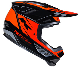Casque cross Kenny Titanium Black Orange Gradient 2026