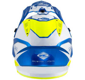 Casque cross Kenny Titanium Candy Blue Derrière