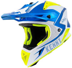 Casque cross Kenny Titanium Candy Blue