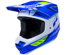 Casque cross Kenny Titanium Candy Blue 2026 Côté