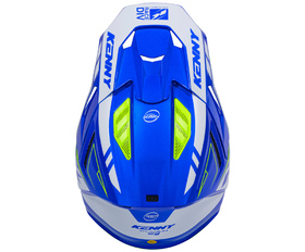 Casque cross Kenny Titanium Candy Blue 2026 Dessus
