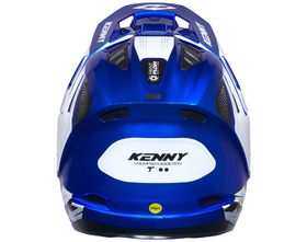 Casque cross Kenny Titanium Candy Blue 2027 Derrière