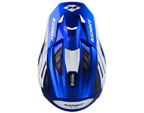 Casque cross Kenny Titanium Candy Blue 2027 Dessus