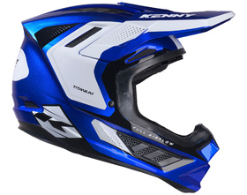 Casque cross Kenny Titanium Candy Blue 2027