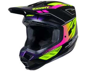 Casque cross Kenny Titanium Gradient Purple 2026 Côté