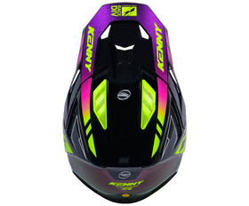 Casque cross Kenny Titanium Gradient Purple 2026 Dessus
