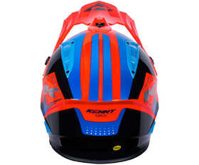 Casque cross Kenny Titanium Neon Red 2024 Derrière