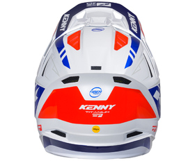 Casque cross Kenny Titanium Patriot 2026 Derrière