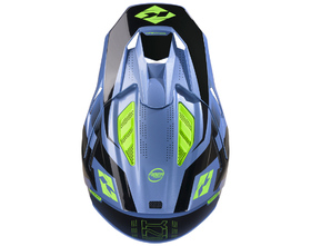 Casque cross Kenny Titanium Sky 2027 Dessus