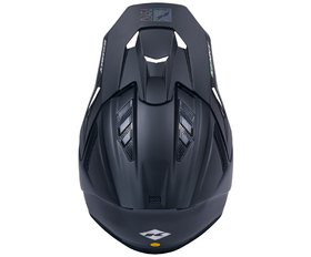 Casque cross Kenny Titanium Solid Black 2026 Dessus
