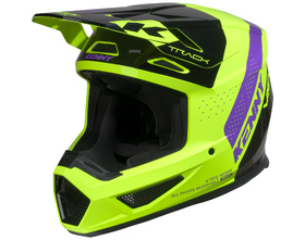 Casque cross Kenny Track Blast Black Neon 2027 Côté