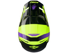 Casque cross Kenny Track Blast Black Neon 2027 Dessus