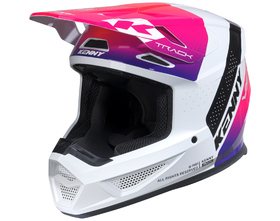 Casque cross Kenny Track Blast White Gradient 2027 Côté