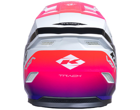 Casque cross Kenny Track Blast White Gradient 2027 Derrière