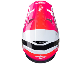 Casque cross Kenny Track Blast White Gradient 2027 Dessus