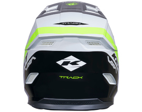 Casque cross Kenny Track Blast White Neon Yellow 2027 Derrière