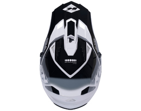 Casque cross Kenny Track Focus Black 2026 Dessus