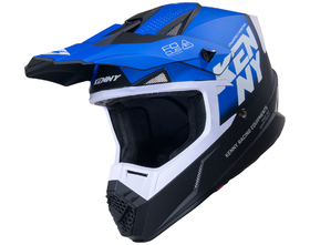 Casque cross Kenny Track Focus Blue 2026 Côté