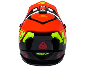 Casque cross Kenny Track Focus Red 2026 Derrière