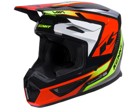 Casque cross Kenny Track Focus Red 2027 Côté
