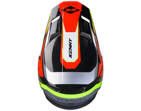 Casque cross Kenny Track Focus Red 2027 Dessus