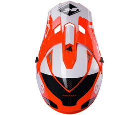 Casque cross Kenny Track Red 2024 Dessus