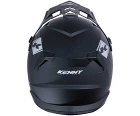 Casque cross Kenny Track Solid Matt Black 2024 Derrière