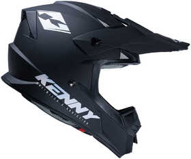 Casque cross Kenny Track Solid Matt Black 2024