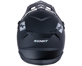 Casque cross Kenny Track Solid Matt Black 2026 Derrière