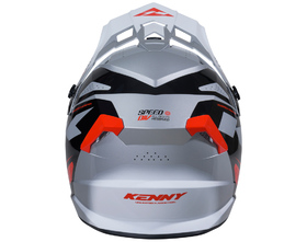 Casque cross Kenny Track Speed Black Red 2026 Derrière