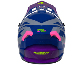 Casque cross Kenny Track Speed Purple Pink 2026 Derrière