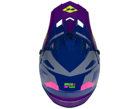 Casque cross Kenny Track Speed Purple Pink 2026 Dessus