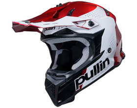 Casque cross Pull-In Absolut Red 2026 Côté