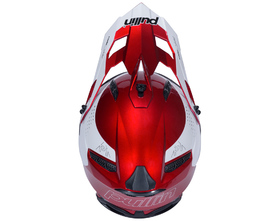 Casque cross Pull-In Absolut Red 2026 Dessus
