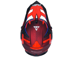 Casque cross Pull-In Master Red 2026 Dessus