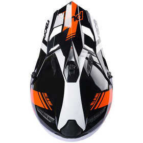 Casque cross Pull-In Race Orange 2024 Dessus