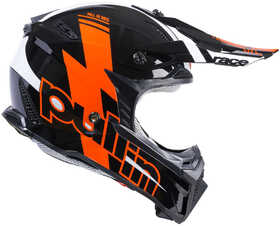 Casque cross Pull-In Race Orange 2024