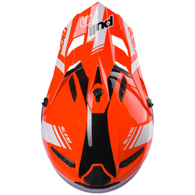 Casque cross Pull-In Race Neon Red 2024 Dessus