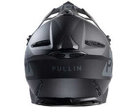 Casque cross Pull-In Solid Black 2024 Derrière