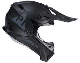 Casque cross Pull-In Solid Black 2024