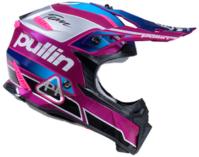 Casque cross Pull-In Team Silver 2026
