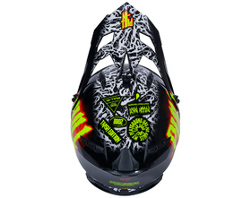 Casque cross Pull-In Trash Red 2026 Dessus