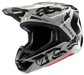 Casque cross S-M7 Alpinestars Wolf Dust Edition limitée -  (2)