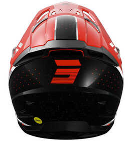 Casque cross Shot Core Honor Rouge 2024 Derrière