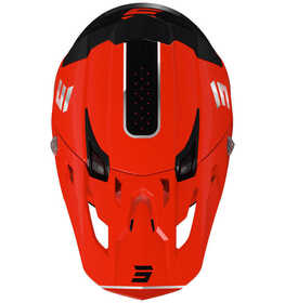 Casque cross Shot Core Honor Rouge 2024 Dessus