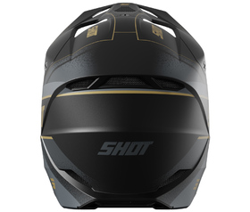 Casque cross Shot Furious Dust Gold 2026 Derrière