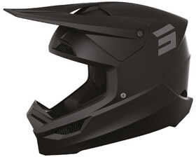 Casque cross Shot Furious Solid Noir 2024