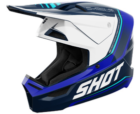 Casque cross Shot Furious Stadium Bleu 2027